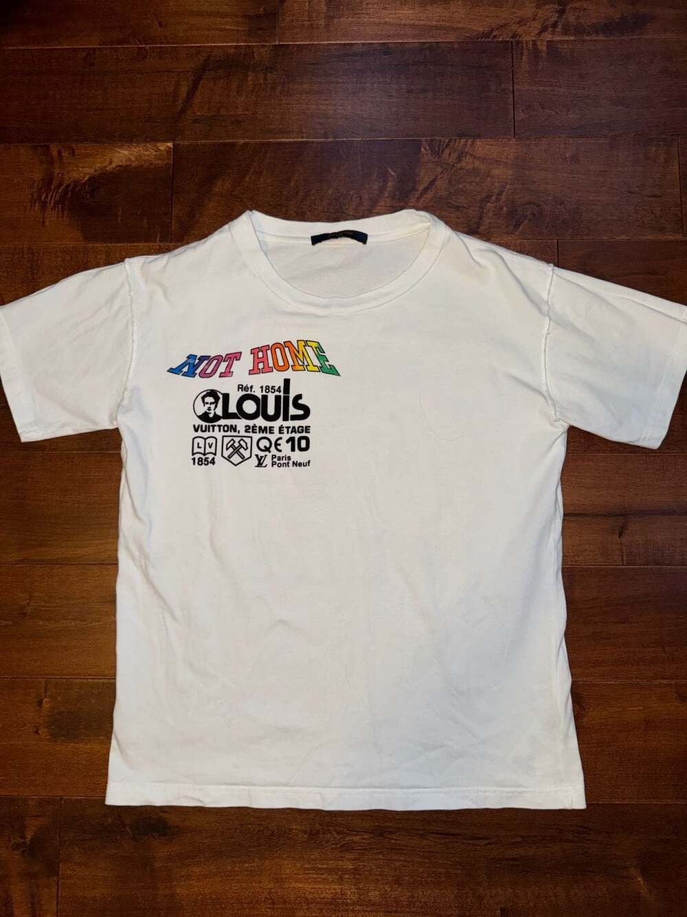 Louis Vuitton Kansas Winds Not Home Graphic Print T-Shirt